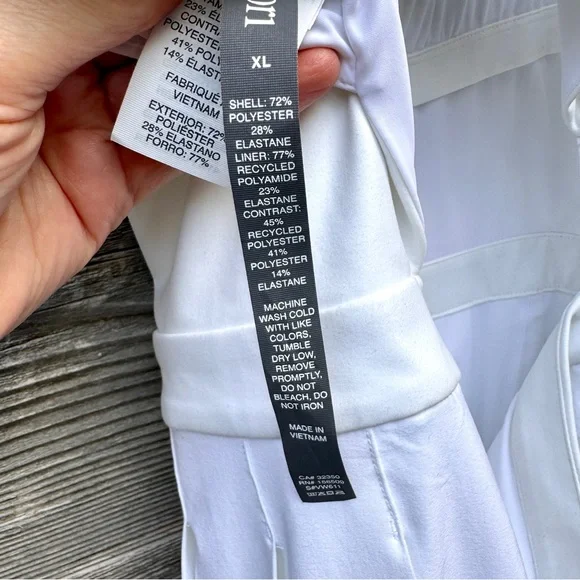 Vuori Womens Set Dress XL White Tennis Prep Pickleball Shorts Cutout Stretch Mod - Picture 12 of 15